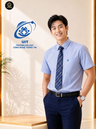 Áo Sơ Mi Cao Cấp Trường Đh Công Nghệ Thông Tin