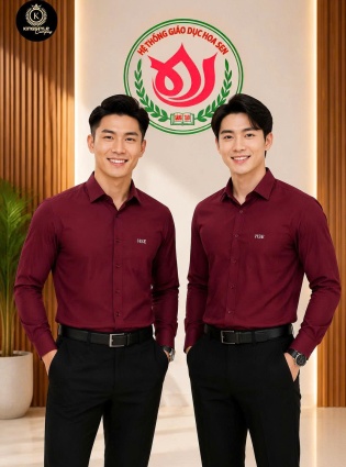 Áo Sơ Mi Cao Cấp Trường Liên Cấp Hoa Sen