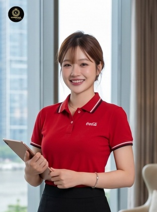 Áo đồng phục công ty Cocacola Việt Nam