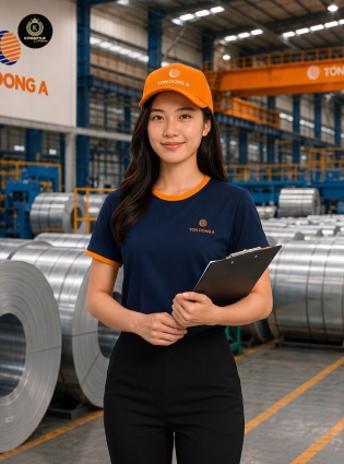 Áo đồng phục công ty Tôn Đông Á