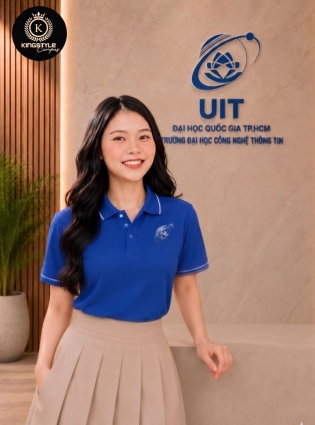 Áo Thun Đồng Phục Polo Trường Đại học Công Nghệ Thông Tin