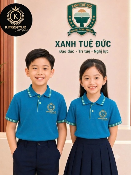 Áo Thun Polo Cao Cấp Trường Xanh Tuệ Đức