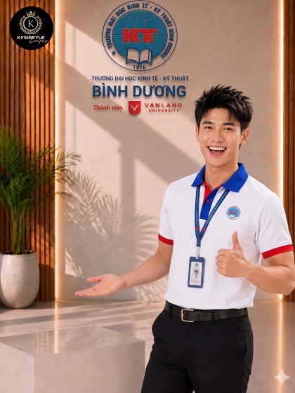 Áo polo Đồng Phục Trường Đại Học Kinh Tế Kỹ Thuật Bình Dương