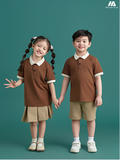 Đồng Phục Họp Lớp 15 Năm Màu Biển Nhạt Phối Vai